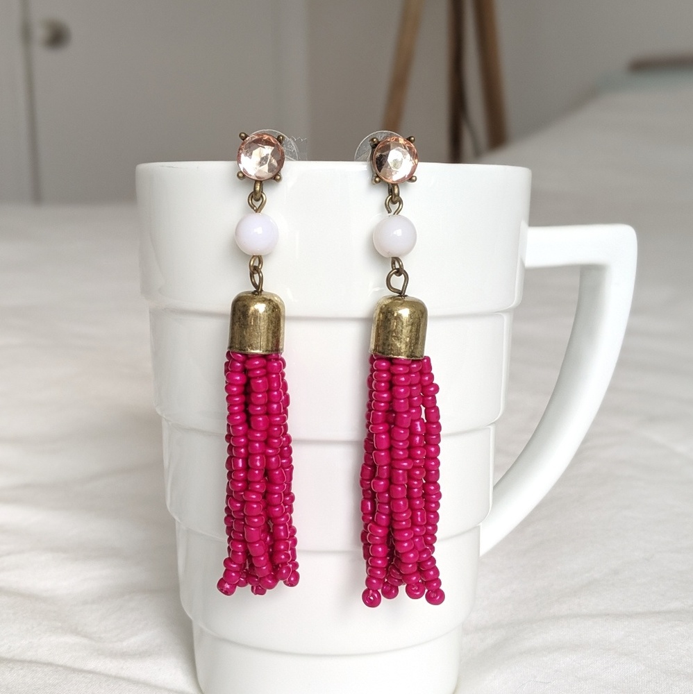 BAUBLEBAR Pink Chandelier Earrings